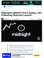 Midnight (NIGHT) Price Spikes 10% Following Mainnet Launch