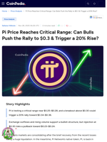 Pi Price Reaches Critical Range: Can Bulls Push the Rally to $0.3 & Trigger a 20% Rise?