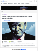 Trump Is Selling His Presidential Debate Suit as NFTs