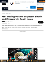 XRP Trading Volume Surpasses Bitcoin and Ethereum in South Korea - U.Today