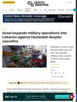 Israel expands military operations into Lebanon against Hezbollah despite ceasefire