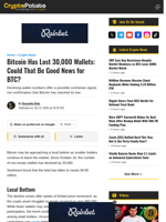 Bitcoin Has Lost 30,000 Wallets: Could That Be Good News for BTC?