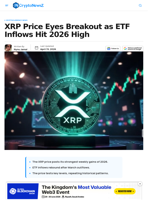 XRP Price Eyes Rally Amid Positive ETF Momentum in April