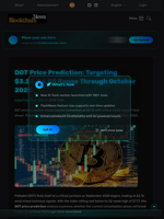 DOT Price Prediction: Targeting $3.25-$4.50 Range Through October 2025 - Blockchain.News
