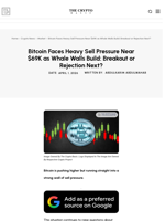 Bitcoin Faces Heavy Sell Pressure Near $69K as Whale Walls Build: Breakout or Rejection Next?