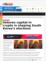 Veteran capital in crypto is shaping South Korea’s elections - The Crypto News Wire