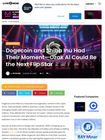 Dogecoin and Shiba Inu Had Their Moment—Ozak AI Could Be the Next Flip Star | Live Bitcoin News