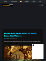 Kbank Tests Ripple Wallet for South Korea Remittances - Blockchain.News