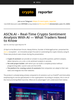 ASCN.AI - Real-Time Crypto Sentiment Analysis With AI — What Traders Need to Know
