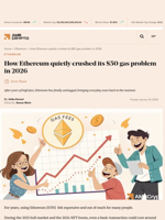 How Ethereum quietly crushed its $50 gas problem in 2026 - AMBCrypto