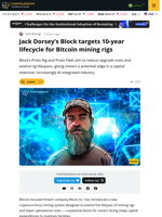 Block Inc. Unveils Long-Life Bitcoin Mining System