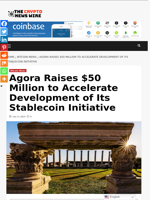 Agora Raises $50 Million to Accelerate Development of Its Stablecoin Initiative - The Crypto News Wire