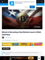Bitcoin Is Becoming A Key Election Issue In Chile