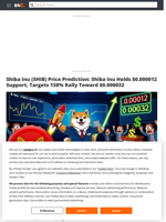 Shiba Inu (SHIB) Price Prediction: Shiba Inu Holds $0.000012 Support, Targets 138% Rally Toward $0.000032 - Brave New Coin