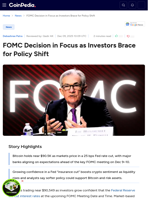 FOMC Decision in Focus as Investors Brace for Policy Shift