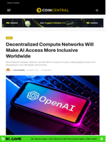 Decentralized Compute Networks Will Make AI Access More