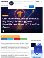 Can Pi Network Still Be the Next Big Thing? Data Suggests Remittix Has Already Taken The Crown | Live Bitcoin News
