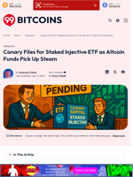 Asset Manager Canary Capital Files for First Staked Injective ETF