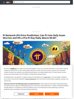 Pi Network (PI) Price Prediction: Can Pi Coin Defy Scam Worries and Hit a Pre-Pi Day Rally Above $0.65? - Brave New Coin