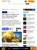 XRP Gains Confidence as Court Dismisses Ripple Class-Action Case – Markets and Prices Bitcoin News