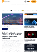 Dubai's VARA Releases Version 2.0 of Virtual Asset Regulation Rulebook – News Bytes Bitcoin News
