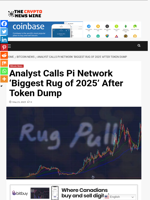 Analyst Calls Pi Network ‘Biggest Rug of 2025’ After Token Dump - The Crypto News Wire