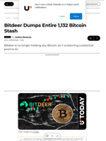 Bitdeer Dumps Entire 1,132 Bitcoin Stash - U.Today