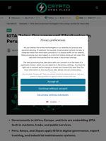 IOTA Joins Government Strategies in Peru, Kenya, and the UK—Here’s Why - Crypto News Flash