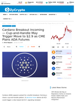 Cardano Breakout Incoming — Cup-and-Handle May Trigger Move to $2.9 as CME Plans ADA Futures ⋆ ZyCrypto