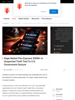 Rage-Baited Flex Exposes $90M+ In Suspected Theft Tied To U.S. Government Seizure - NullTX