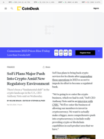 SoFi Earnings News: Major Push Into Crypto
