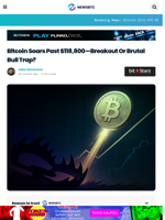 Bitcoin Soars Past $118,800—Breakout Or Brutal Bull Trap?