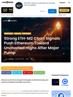 Strong ETH-M2 Chart Signals Push Ethereum Toward Uncharted Highs After Major Pump | Live Bitcoin News