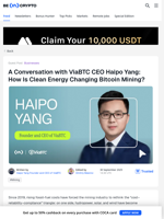 How Is Clean Energy Changing Bitcoin Mining?