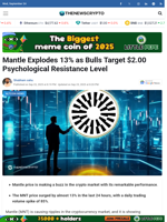 Mantle Explodes 13% as Bulls Target $2.00 Psychological Resistance Level - TheNewsCrypto