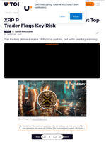XRP Price Breakout Confirmed, But Top Trader Flags Key Risk