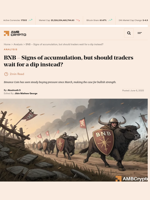 BNB - Signs of accumulation, but should traders wait for a dip instead? - AMBCrypto