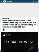 Shiba Inu Price Outlook & Monero Price Jump Set the Stage, But $WAI Could Lead in 2025