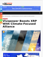 Vivopower Boosts XRP With Climate-Focused Alliance - The Crypto News Wire