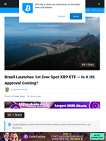 Brazil Launches 1st Ever Spot XRP ETF — Is A US Approval Coming?