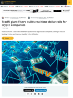 Fiserv Launches US Dollar Settlement Platform for Digital Asset Companies