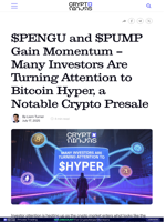 $PENGU and $PUMP Gain Momentum — Many Investors Are Turning Attention to Bitcoin Hyper, a Notable Crypto Presale