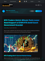 BTC Traders Watch: Bitcoin Tests Lower Band Support at $109,975 Amid Czech Government Scandal - Blockchain.News
