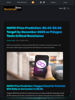 MATIC Price Prediction: $0.45-$0.58 Target by December 2025 as Polygon Tests Critical Resistance - Blockchain.News