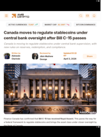 Canada moves to regulate stablecoins under central bank oversight after Bill C-15 passes - AMBCrypto