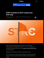 STRC tumbles as DeFi copies lose their peg
