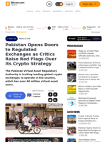 Pakistan Opens Doors to Regulated Exchanges as Critics Raise Red Flags Over Its Crypto Strategy – Regulation Bitcoin News