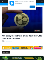 XRP Supply Shock: Pundit Breaks Down How ‘Little’ Coins Are In Circulation | Bitcoinist.com