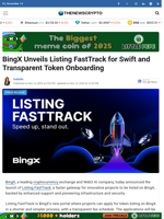 BingX Unveils Listing FastTrack for Swift and Transparent Token Onboarding - TheNewsCrypto