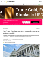 Here's why Coinbase and other companies soured on major crypto bill